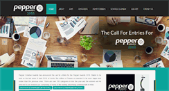 Desktop Screenshot of pepperawards.com